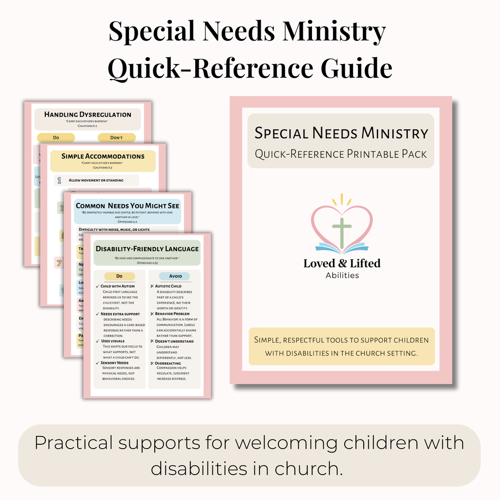 Special Needs Ministry Quick-Reference Guide