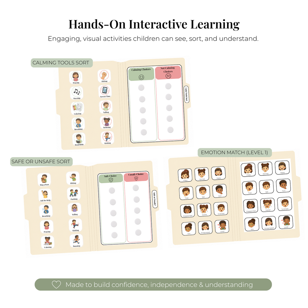 Faith-Based File Folder Activities for Emotional Regulation