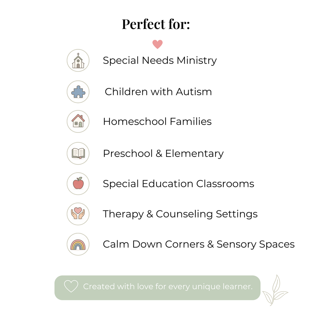 Faith-Based File Folder Activities for Emotional Regulation