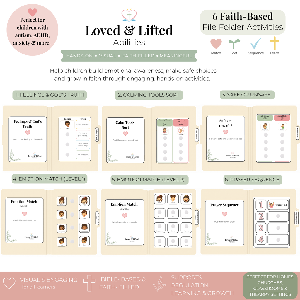 Faith-Based File Folder Activities for Emotional Regulation