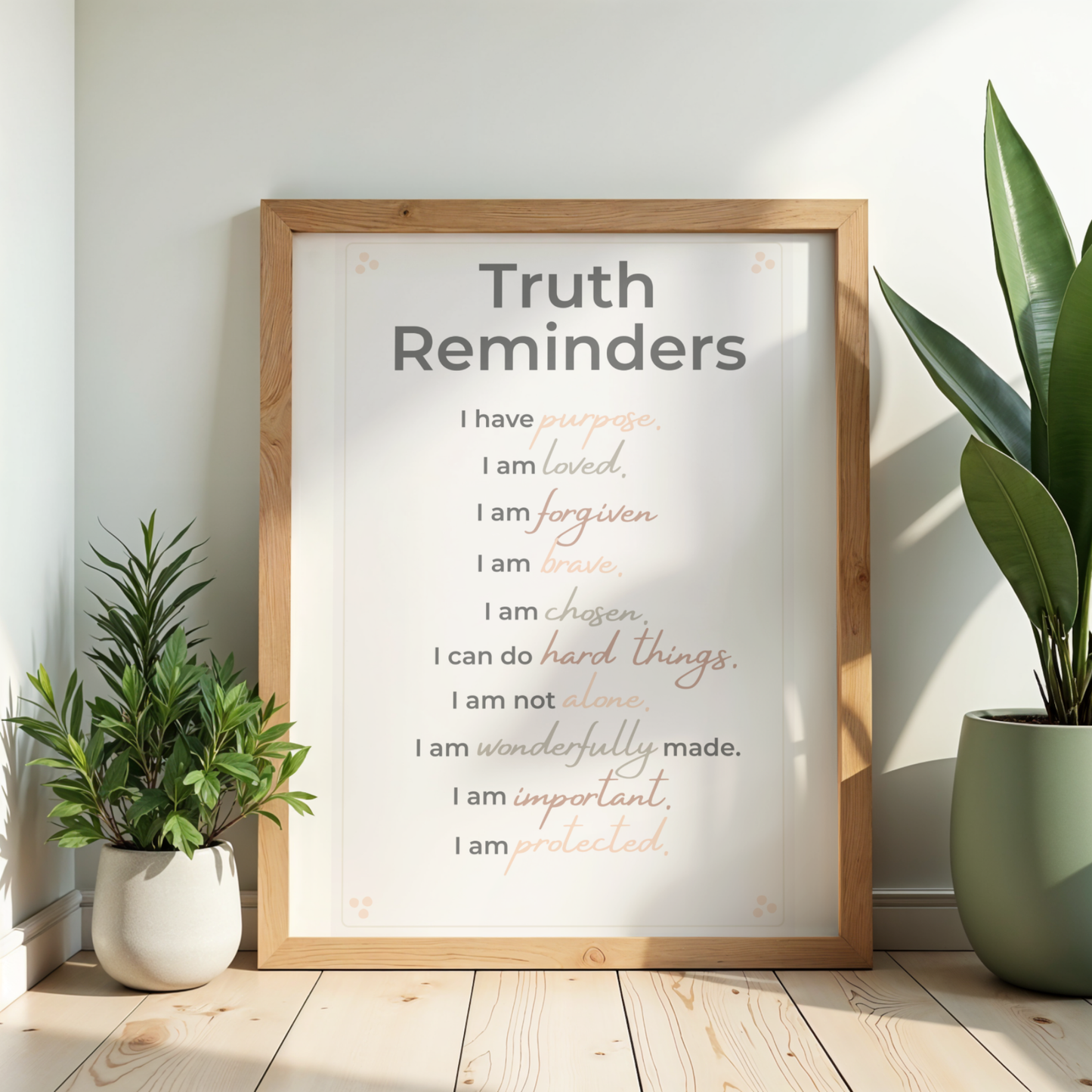 Truth Reminders Bundle (10 Cards + Posters + Notes)