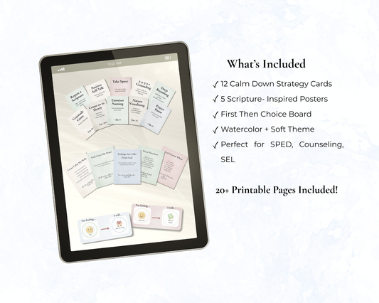 Rooted in Christ Calm Down Corner Toolkit
